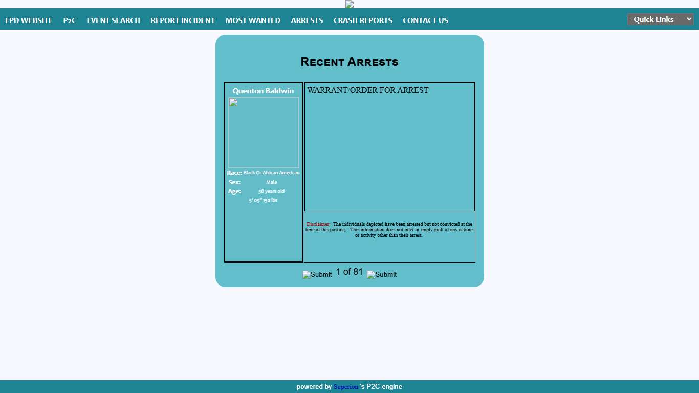 Fayetteville Police Department P2C